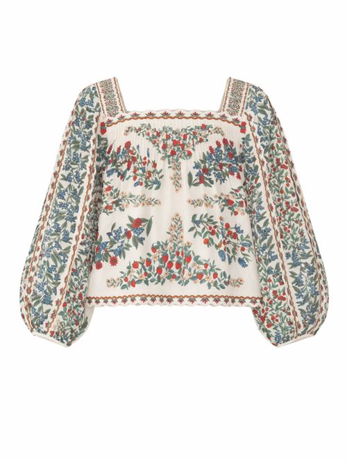 Fruit print shirt FARM RIO | 352183FRUITBEAUTY26049